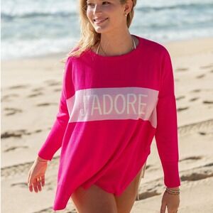 Mersea Pink J'adore Amour Sweater